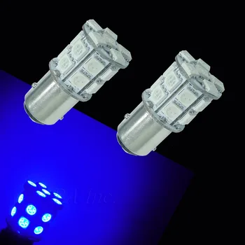 

PA LED 4PCS x BA15D 20SMD 5050 Auto Car LED Light For Turn Signal BLUE Current Fixed 12V