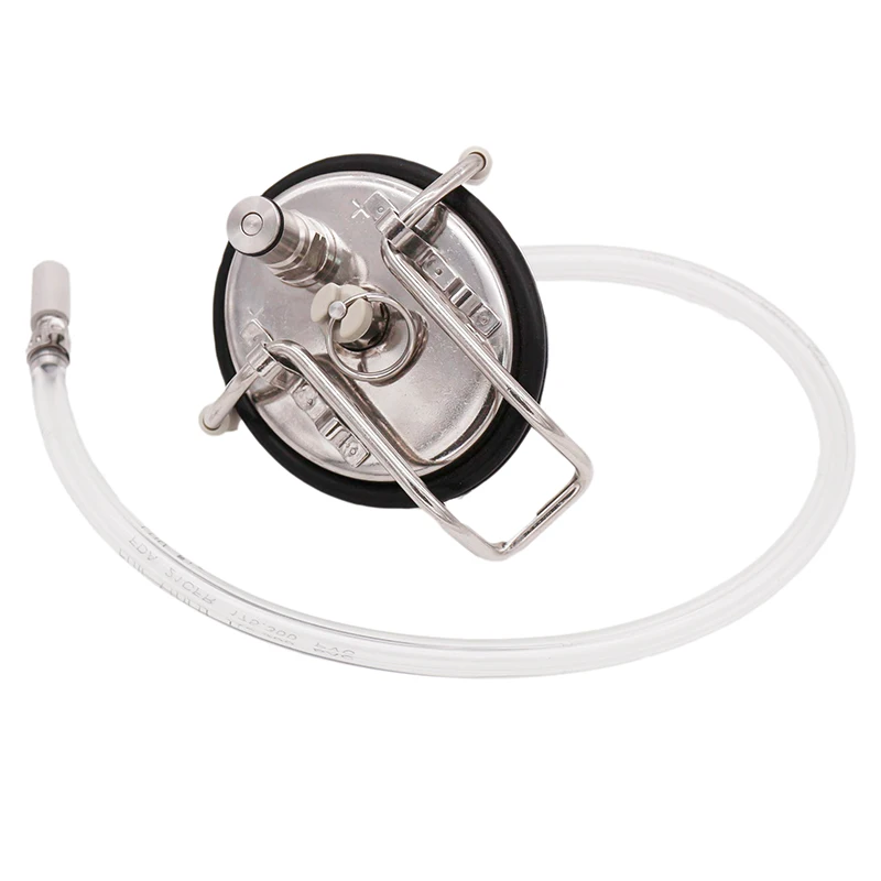 Carbonation Keg Lid Homebrew Replacement Fit for Kegs Kit with 0.5 μm Carbonation Stone Home Brewed Tools Carbonation Keg Lid Homebrew Replacement Fit for Kegs Kit with 0.5 μm Carbonation Stone Home Brewed Tools