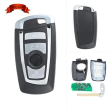 Keyecu Car Remote Key Fob 4 Button 315MHz/433Mhz PCF7953/49 Chip for BMW F Series FEM / BDC CAS4 CAS4+