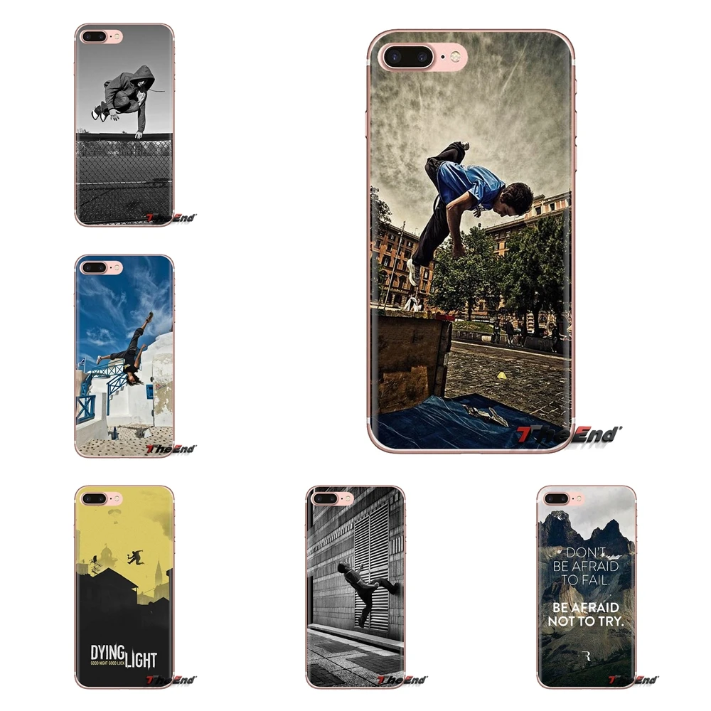 Transparent TPU Shell Cases Parkour Extreme Sports For LG G3 G4 Mini G5 G6 G7 Q6 Q7 Q8 Q9 V10 V20 V30 X Power 2 3 K10 K4 K8 2017 |