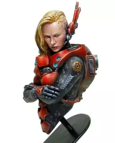 Разобранный Неокрашенный бюст 1/12 модельная фигурка из смолы Kit // BUST359 | Игрушки и