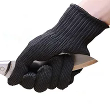 1 пара черные рабочие безопасные инструменты с защитой от порезов из нержавеющей стали, инструмент для резки, Защита руки