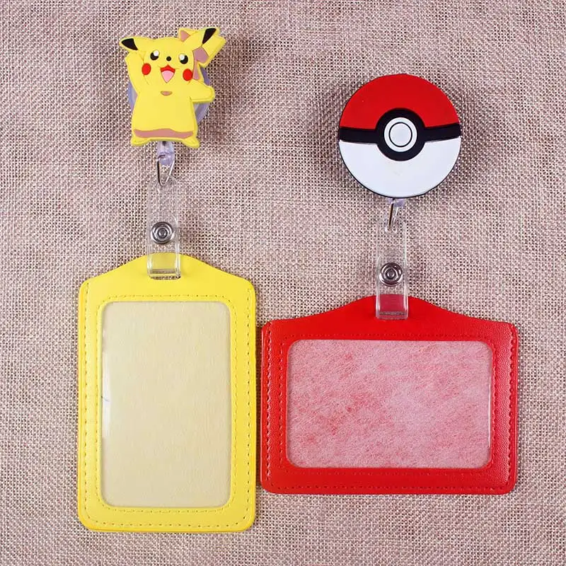 

Cartoon Badge Scroll Nurse Office Reel Cute Yellow Mouse Character Scalable Student Nurse Exhibition ID PU Card The Badge Holder