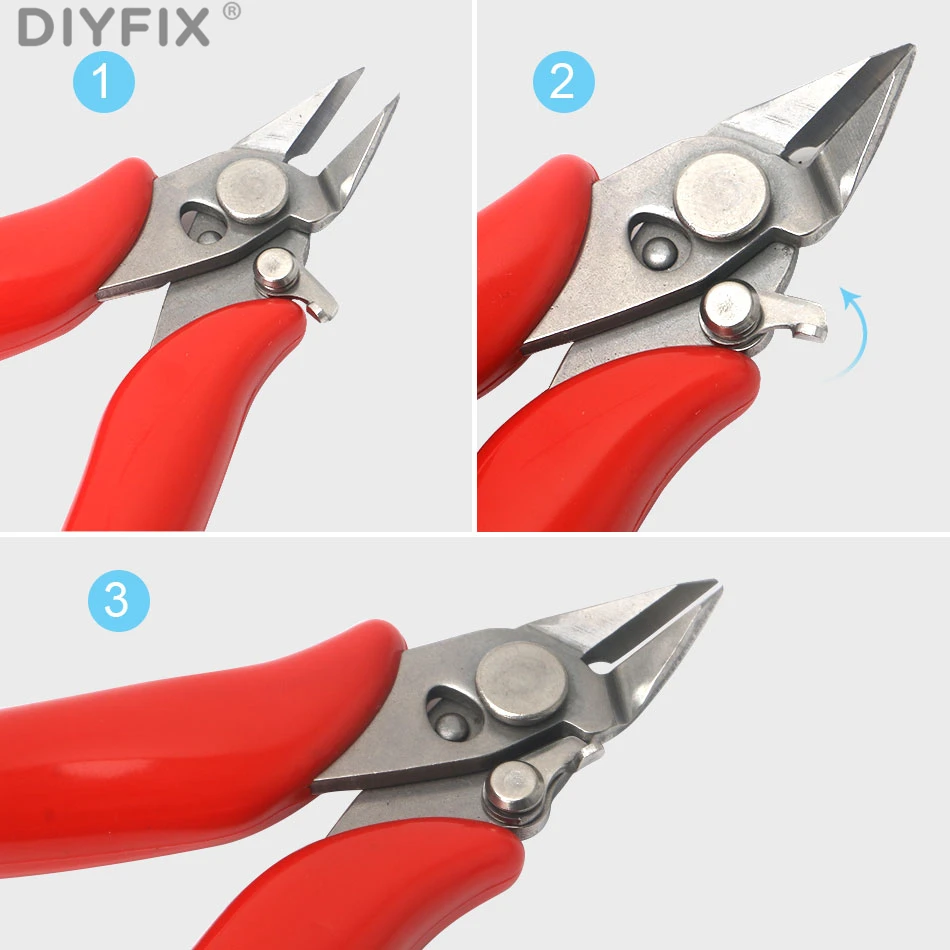 DIYFIX 3," мини диагональные кусачки для резки проволочного кабеля боковая заподлицо резак плоскогубцы с замком ручные инструменты Herramientas