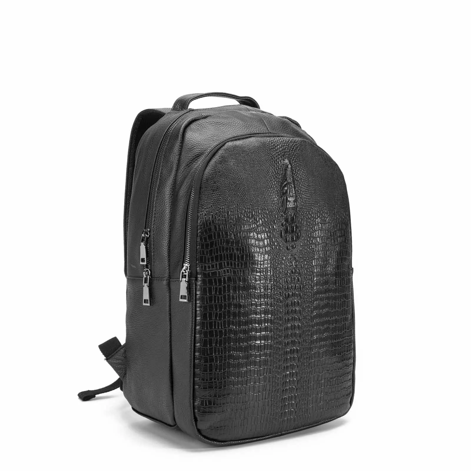 Мужская оригинальная кожаная дизайнерская Повседневная дорожная сумка, мужской модный рюкзак, рюкзак для колледжа, студентов, школы, книга 17 дюймов, сумка для ноутбука BB333 - Цвет: 334