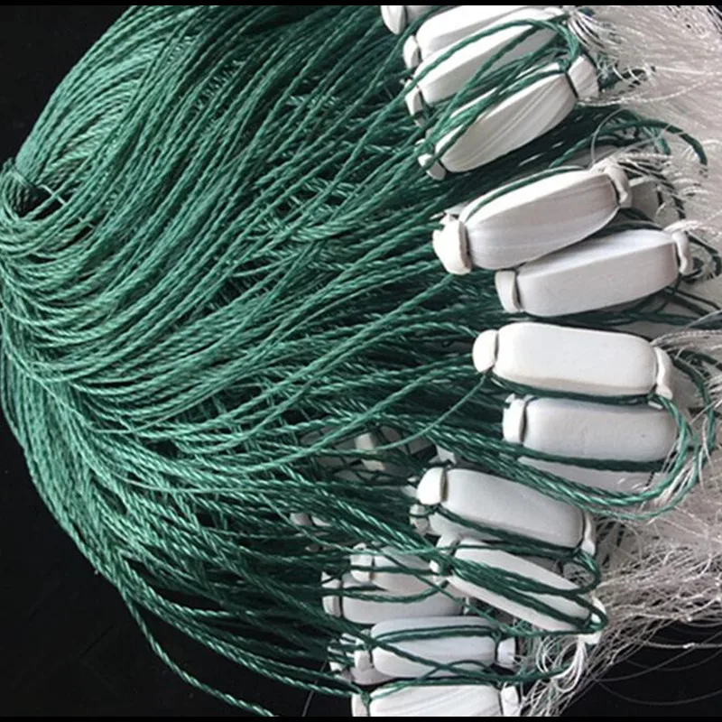 H1.5m*L50M 3 layer 6cm mesh gill net fish trap  fishing nylon net rede pesca fishing network Fishing supplie sink net trammel