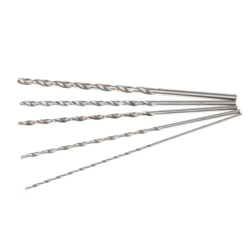 

5Pcs 2-5mm 152mm Long HSS Twist Drilling Bit Straight Shank Electric Drill Tool