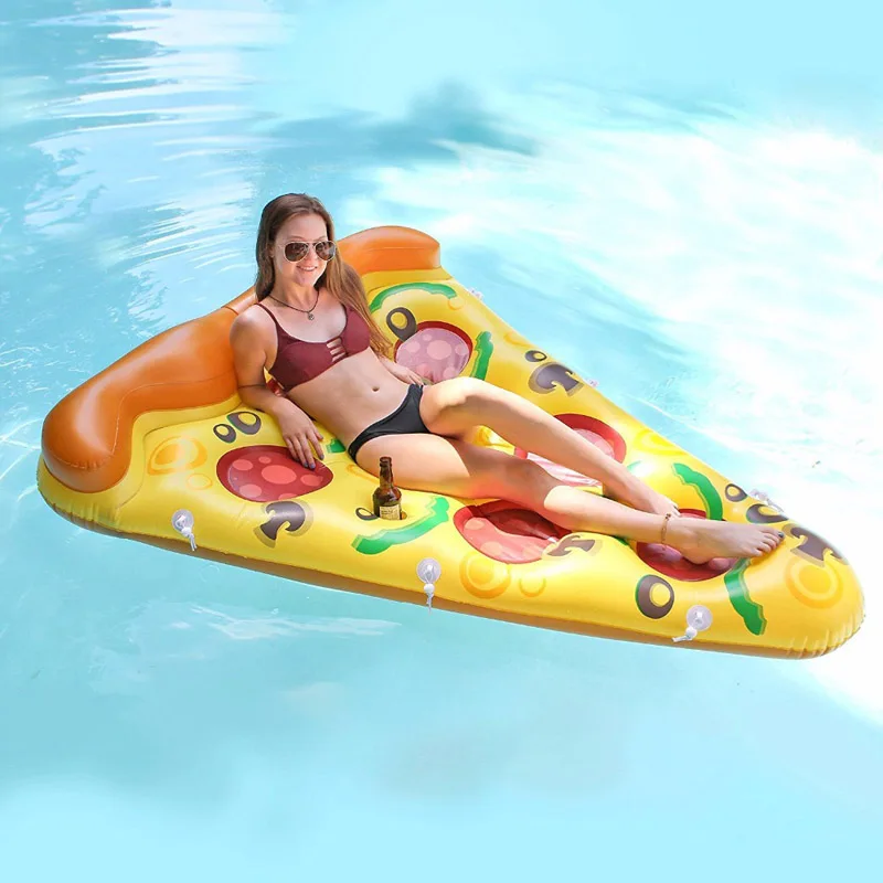180 cm Piscina Float Inflável Kickboard Pizza
