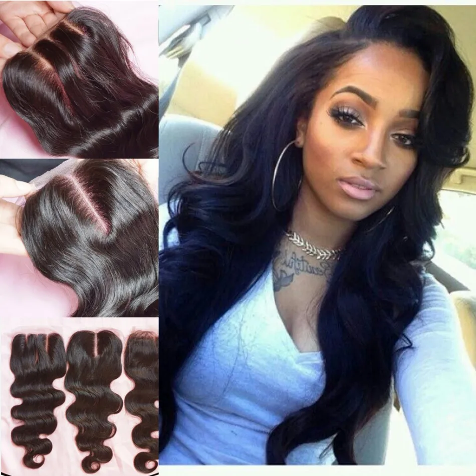 Grade 8A Virgin Malaysian Hair Body Wave Closure Cheap ...