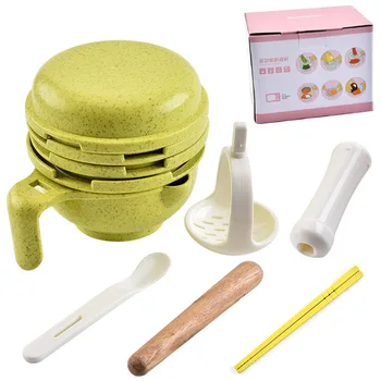 

Wheat Straw Baby Food Supplement Grinder Bowl Set Kitchen Accessories Vegetable Chopper Filter Juicer