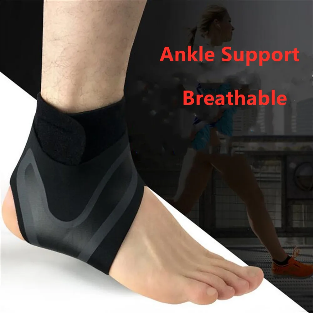 

1PC Ankle Support Adjustment Elasticity Protection Foot Bandage Fitness Guard Band For Basketball Football Climbing