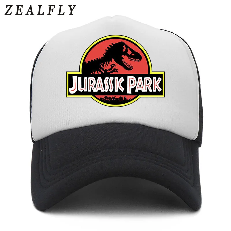 Ofertas Especiales Parque Jurásico dinosaurio sombreros y Gorras de verano malla Parque Jurásico niños gorra de béisbol sombrero de dinosaurios para camionero Gorras m6KM8gXo