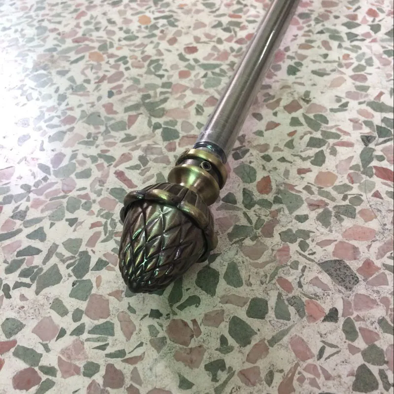 104 200cm Vintage Bronze Tapestry hanging rod with installation