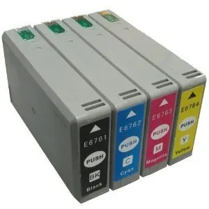 free shipping High volume! 4 pack T676XL ink cartridge compatible for eps0n t676 WP4520 WP4530