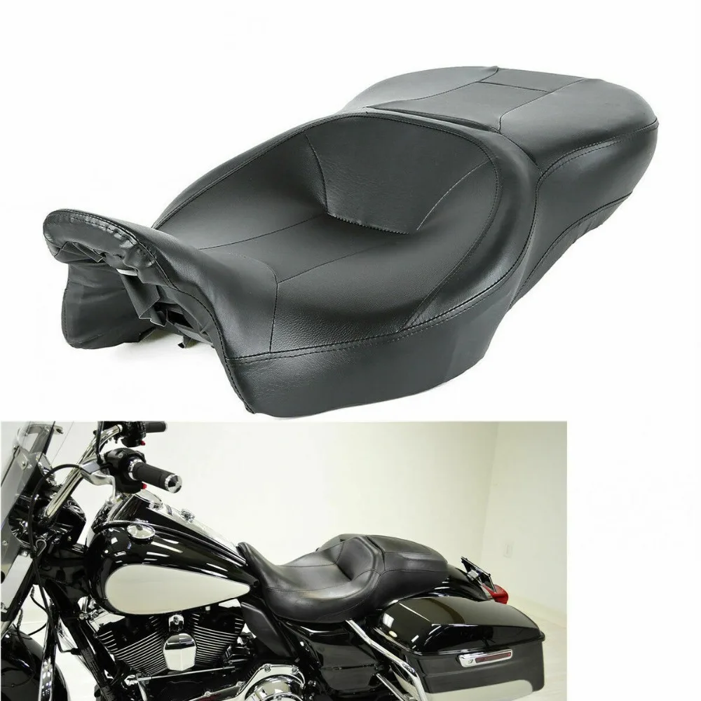 Мотоциклетное и ПАССАЖИРСКОЕ СИДЕНЬЕ для Harley Touring Electra Road Street Glide 09 20|Сиденья