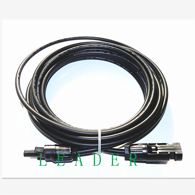 

20 pcs of MC4 solar PV connector with 6 Meter 17FT 4mm2 MC4 Extension Cable For Solar Panel With Male/ Female Connector LJ0170