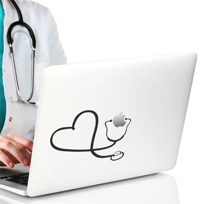 

Funny Doctor Nurse Stethoscope Sticker Car Laptop Computer refrigerator Decoration Art Wall Vinyl Decal pegatinas de pared