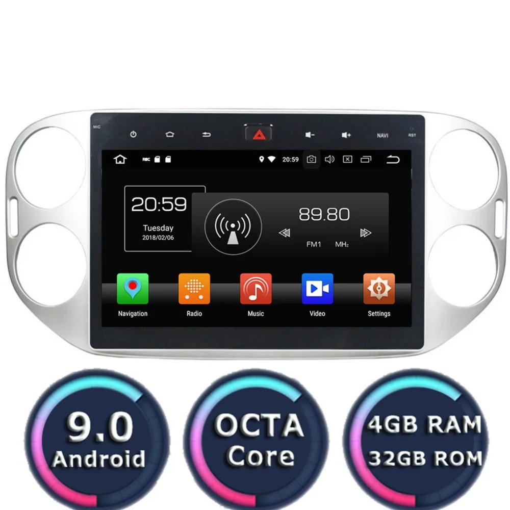 

Roadlover Android 9.0 Car Multimedia Radio Player For Volkswagen VW Tiguan 2013 2014 2015 Stereo Automagnitol Double Din NO DVD