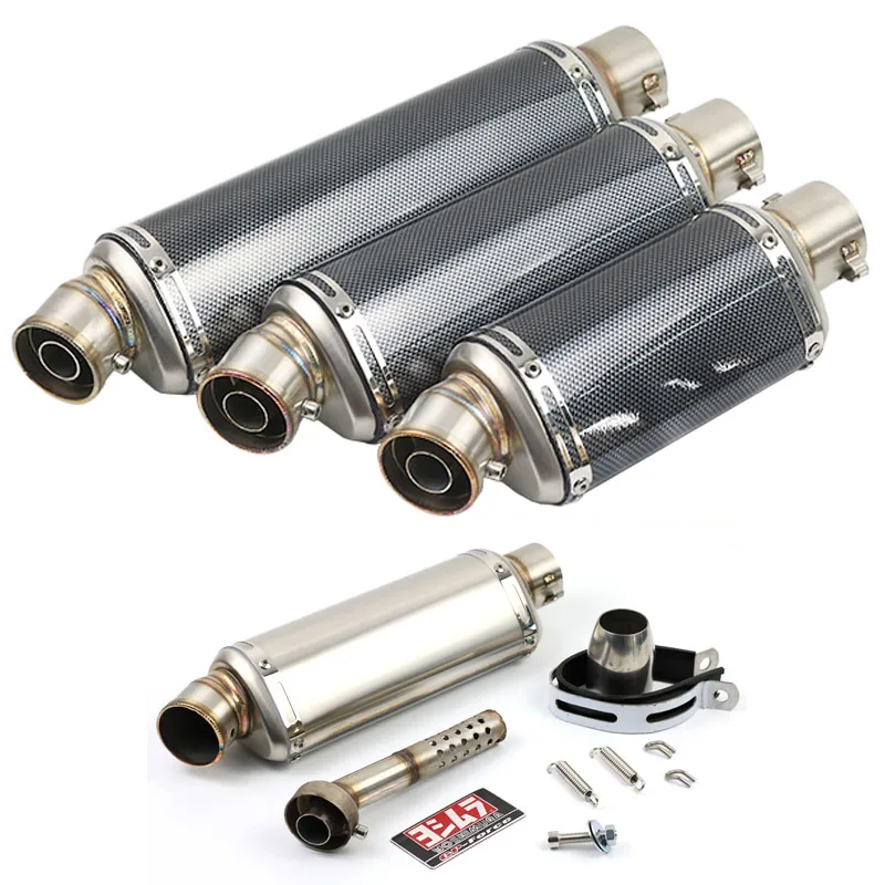 

38-51mm Universal Motorcycle Exhaust For Yoshimura Exhaust Muffler Pipe For honda dio suzuki gsr 600 msx125 yamaha aerox egzoz