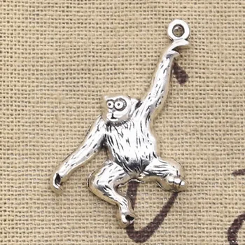 

5pcs Charms Monkey 32x27mm Antique Making Pendant fit,Vintage Tibetan Bronze Silver color,DIY Handmade Jewelry