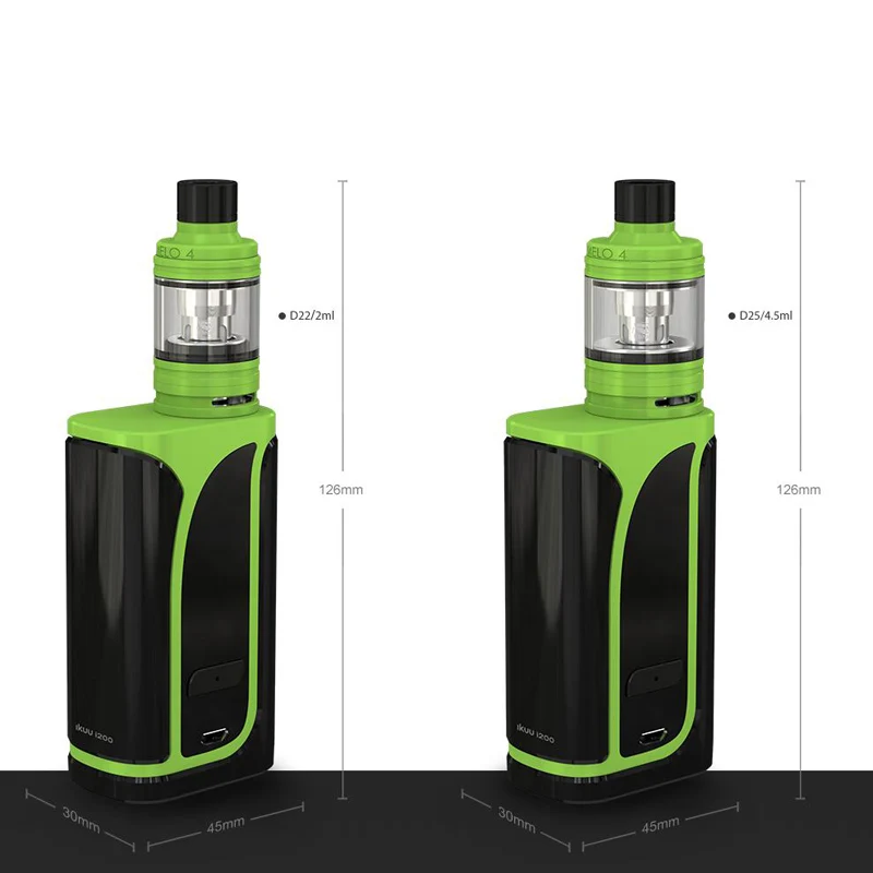 Оригинальная электронная сигарета Eleaf iKuu i200 с баком MELO 4 D22 2 мл 5 аккумулятор 4600 мАч