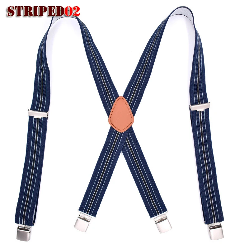 Mens 50MM Wide Heavy Duty Adjustable Elasticated Motorcycle Trouser X Shape...