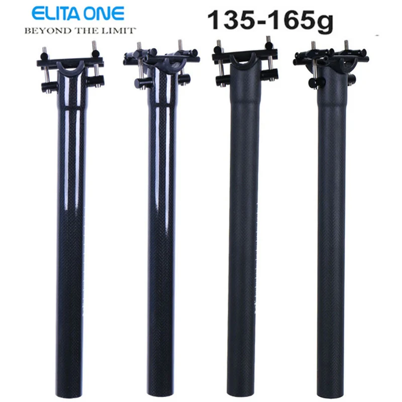 

2018 Carbon fiber seatpost road bicycle MTB tube rod Titanium screw 27.2/30.8/31.6*300/350/400mm Bicycle Parts 3K Matte/gloss