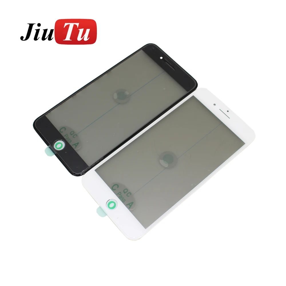 Cold Press OEM Outer Glass with Middle Frame Bezel+OCA+Polarizer For iPhone 8 8plus  Pre-Assembled Refurbishing Parts 10pcs (1)