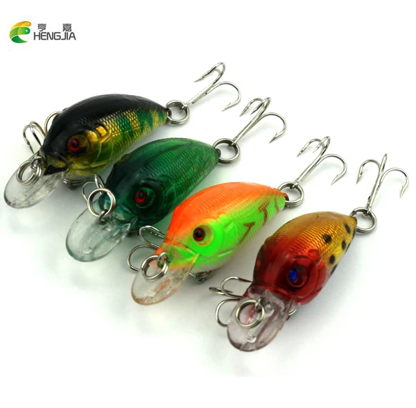 HENGJIA 8 шт. Малый Crankbait г 4,2 мм Г 45 мм Искусственные жесткая приманка пластик приманки рыбалка иска Искусственные воблеры