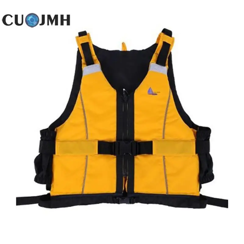 

1 Pc Polyester Adult Life Vest Jacket Swimming Boating Drifting Exercise Life Vest S-XL Water Sports Safety Clothing