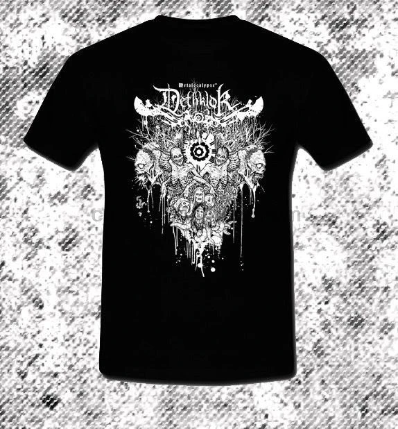 

Fashion Zomer Men O-Neck Short Sleeve Dethklok Virtual Band Melodic Death Metal Decapitated T Shirts