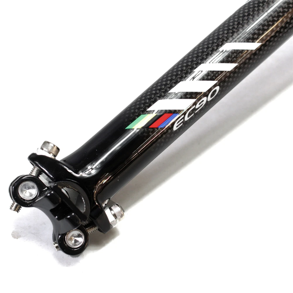 EC90 3K Carbon Bike Seatpost Road Bicycle Seatpost Carbon Fibre MTB Seat Post 27.230.831.6 Cycling Seat Tube (7)