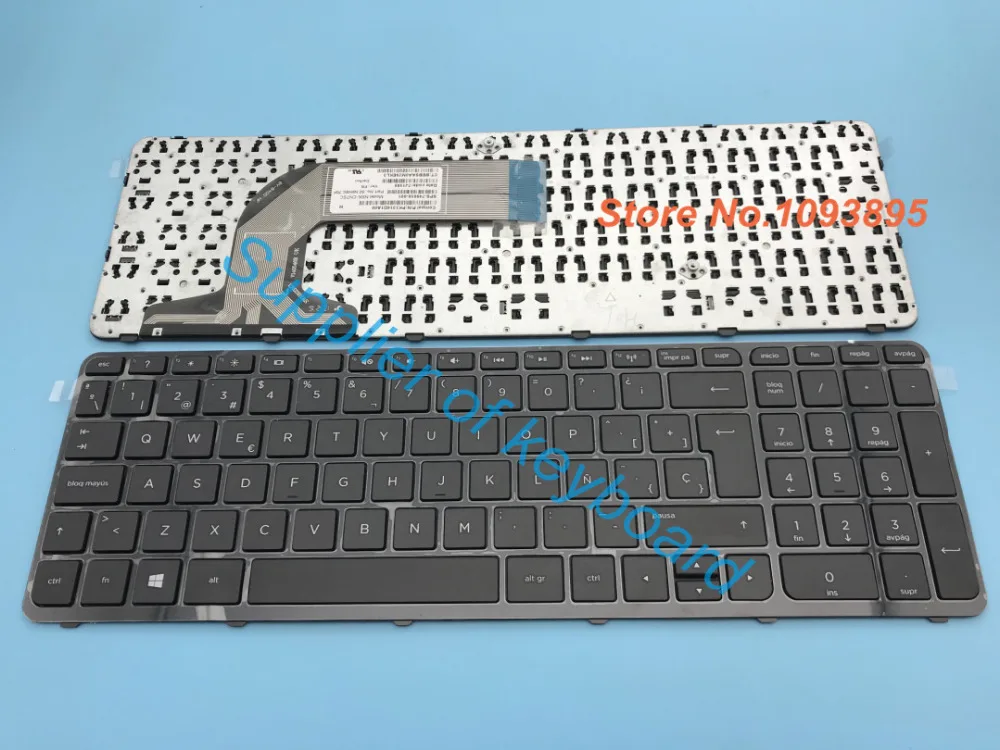 Новая испанская клавиатура для hp 17-e120ss 17-e121es 17-e121ss 17-e165es с каркасом ноутбука |