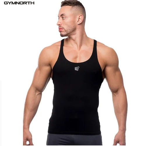 

GYMNORTH Tank Top Men Bodybuilding Ropa De Hombre 2019 Regatas Masculino Gyms Tank Top Cotton Fitness Clothing BX03