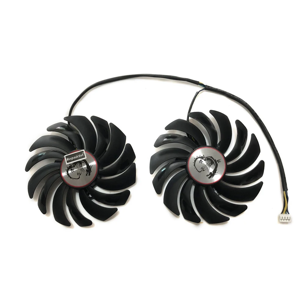 PLD10010B12HH/PLD09210B12HH VGA охлаждающий вентилятор GPU для MSI RX480 RX580 RX470 RX570 GAMINNG ARMOR охлаждение