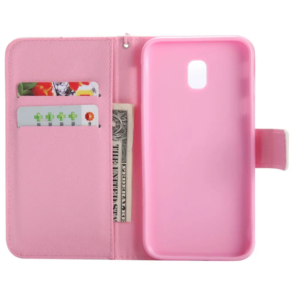 Caso de cuero de la sFor Fundas Samsung galaxy J5 2017 Coque Samsung galaxy J5 J7 2017 J530 teléfono casos cubre Capa
