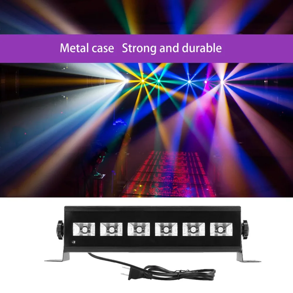 

Remote Control UV Purple Long Wall Wash Wall Lamp Voice Control Dance Lamp Special Effects for Wedding Christmas Halloween