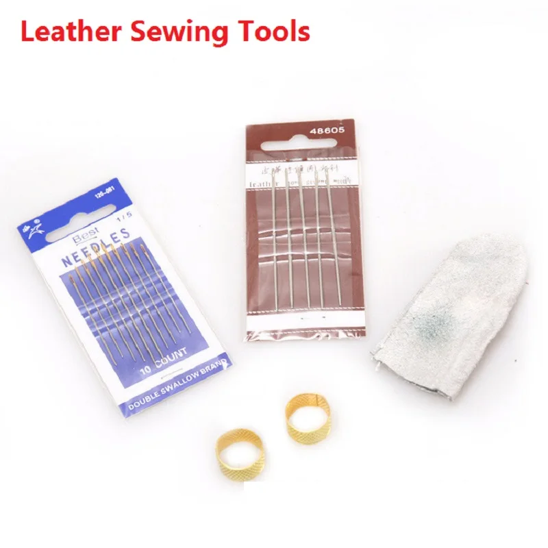 

Sewing Stell/Copper Leather Tools Needle Thimble Finger Tip Multifunction Professional Handmade Accessories New DIY Hand Fashion