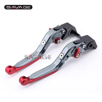 

For MV Agusta F4RR 2012 2013 2014 Motorcycle Aluminum Adjustable Folding Extendable Brake Clutch Lever Titanium+Red