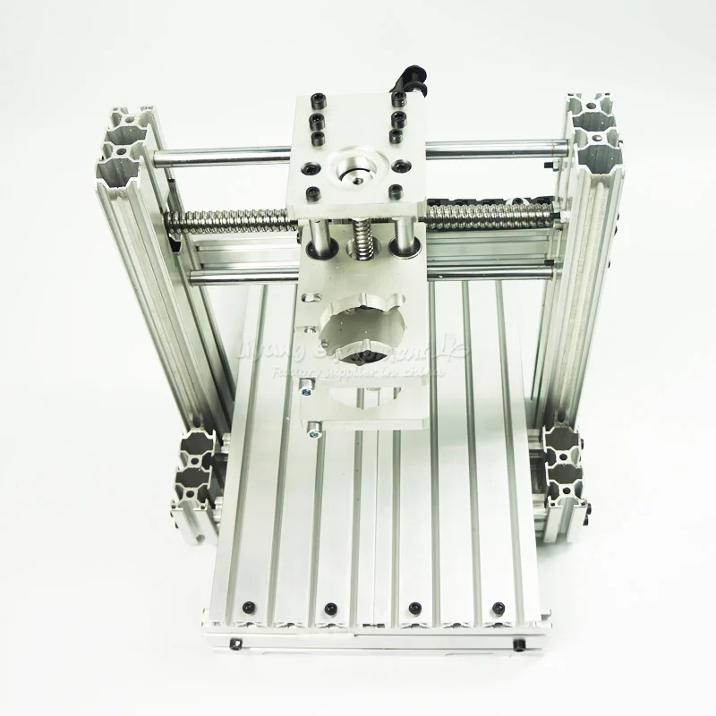 

cnc milling machine frame kit 3020 with aluminum plate mini lathe