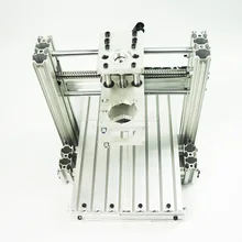 cnc milling machine frame kit 3020 with aluminum plate mini lathe