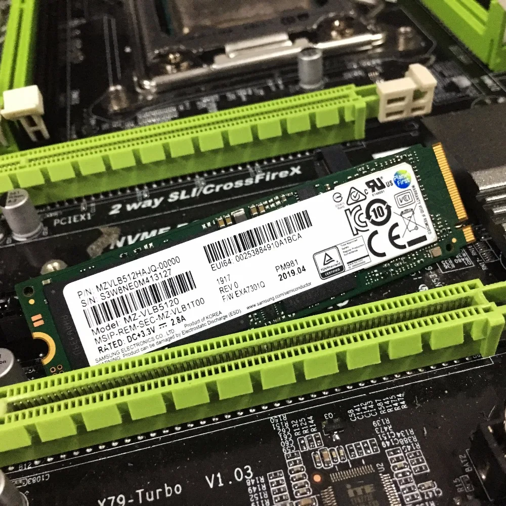 SAMSUNG 970 EVO 970EVO 250 ГБ 500 ГБ 1 ТБ NVMe M.2 SSD PCIe 3,0x4 шт рабочего ноутбука сервер Internal Solid State Dribe 250 г 500 г