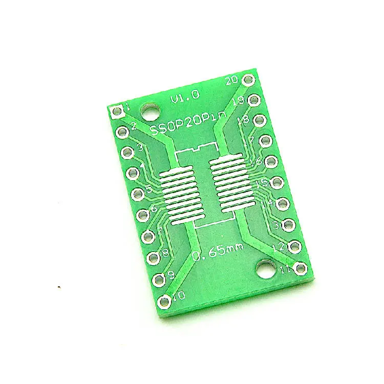 500 шт. TSSOP20 SSOP20 SOP20 SMD для DIP20 IC Разъем для конвертера, адаптера Доска модуль Адаптерная плата 0,65 мм 1,27 мм интеграции