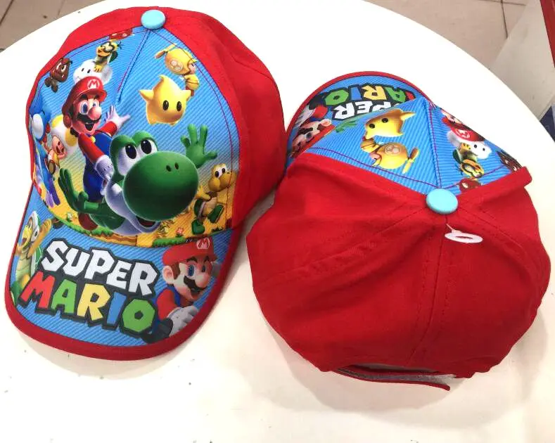 Новинка, 1 шт., Супер Марио, модная шляпа от солнца, Марио, повседневная бейсбольная кепка для костюмированной вечеринки, детский подарок T6