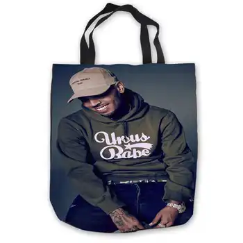 

Custom Canvas Chris-Brown-Back-to-Sleep (1) Tote Hand Bags Shopping Bag Casual Beach HandBags Foldable 180911-02-42