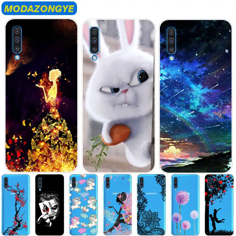 

For Samsung Galaxy A50 Case Silicone Cartoon Soft Back Cover Phone Case For Samsung A50 A 50 A505 A505F SM-A505F Case 6.5 inch