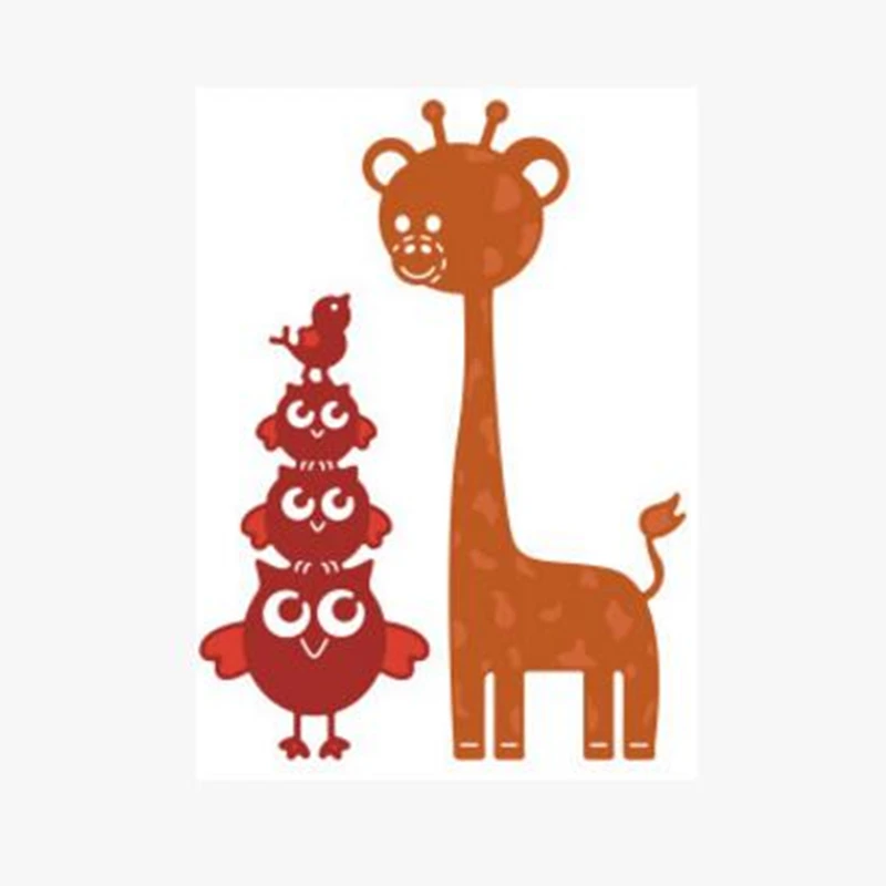 

YLCD684 Owl Deer Metal Cutting Dies For Scrapbooking Stencils DIY Album Paper Cards Decoration Embossing Folder Die Cutter Mold