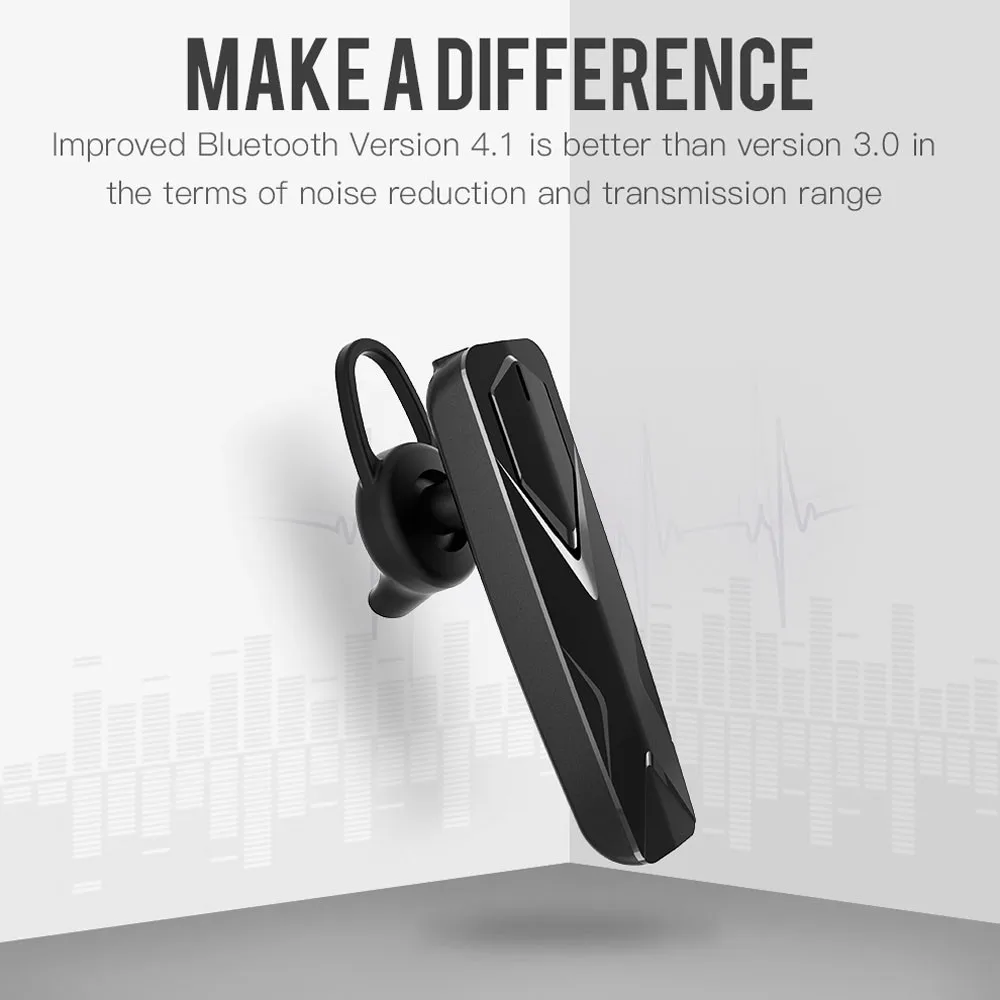 

Bluetooth 4.1 Headset X6 Business Stereo Music Wireless camera lightweight noise reduction faster transmission no sense of wear