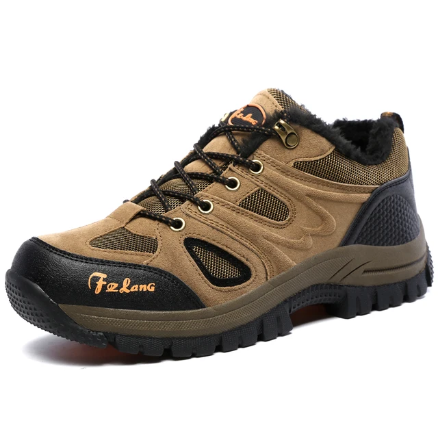 Men Hiking Shoes Breathable Waterproof Trekking Shoes Outdoor Climbing Sport Sneakers Mountain Boots