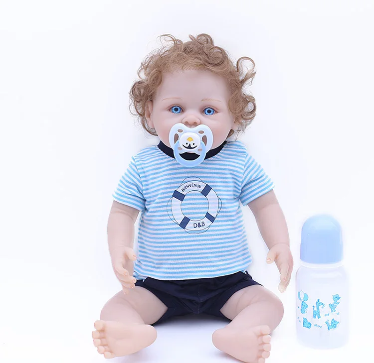 Кукла для мальчика 45 см полная силиконовая кукла Bebe Reborn оптовая продажа